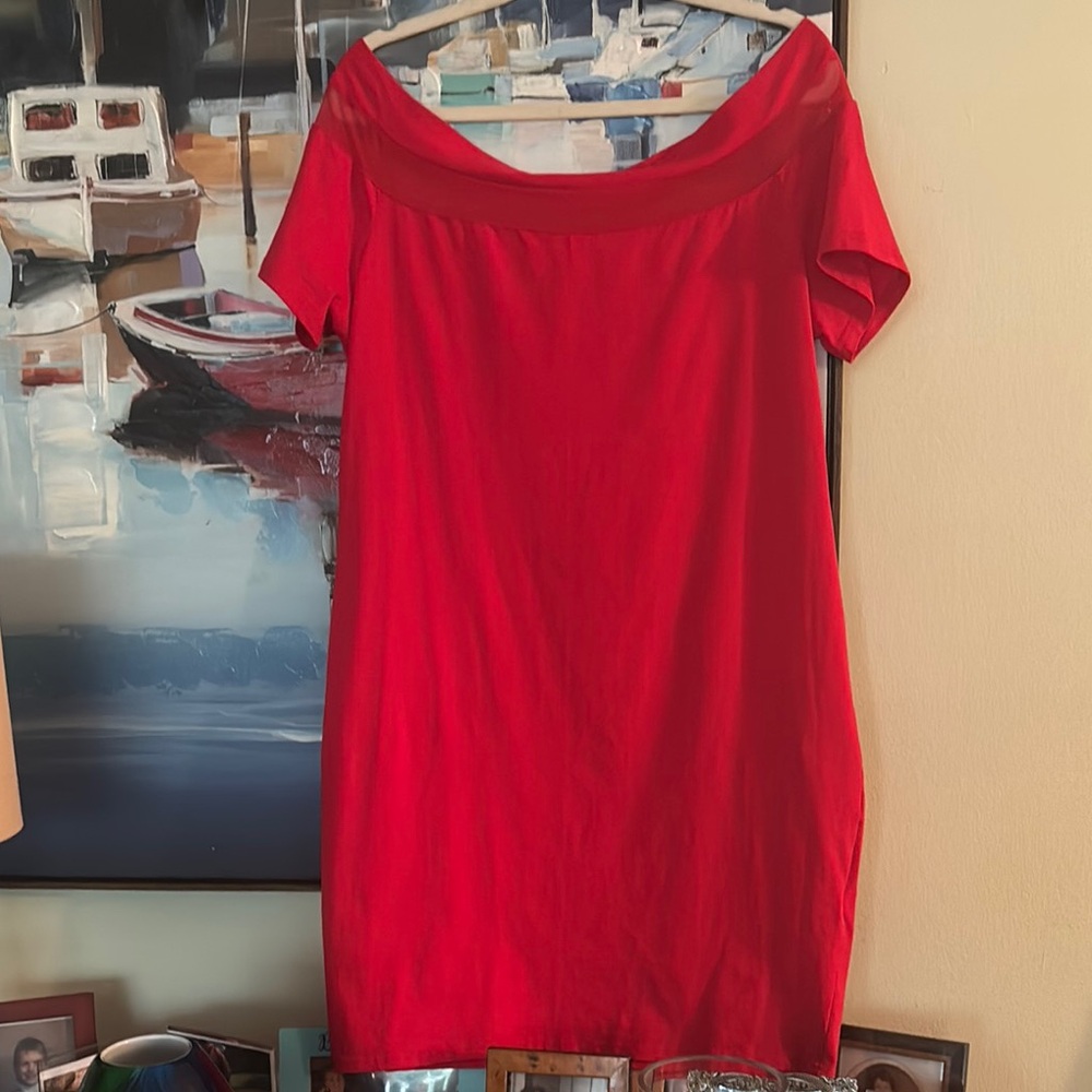 Off the shoulders Sexy Red Dress